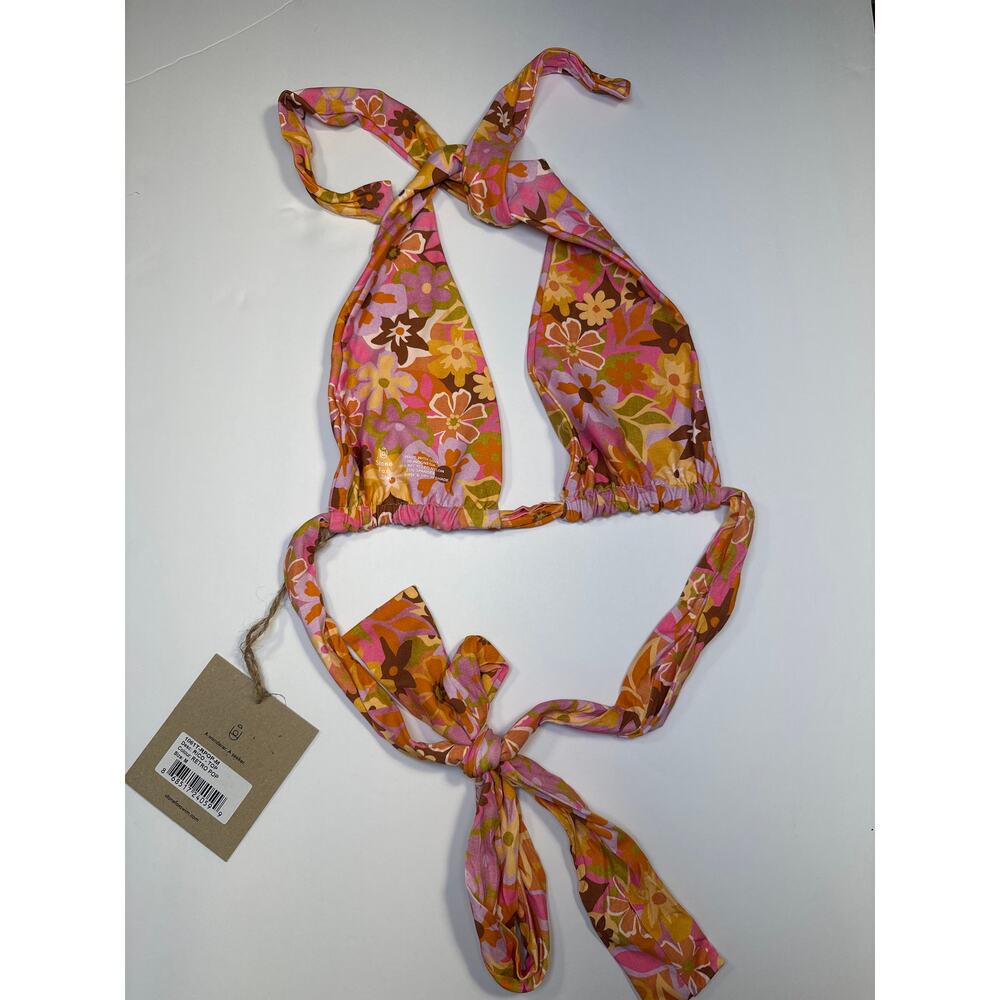 Stone Fox Swim Size M Rico bikini Top Retro Pop Beach Cruise Resort - Picture 5 of 8